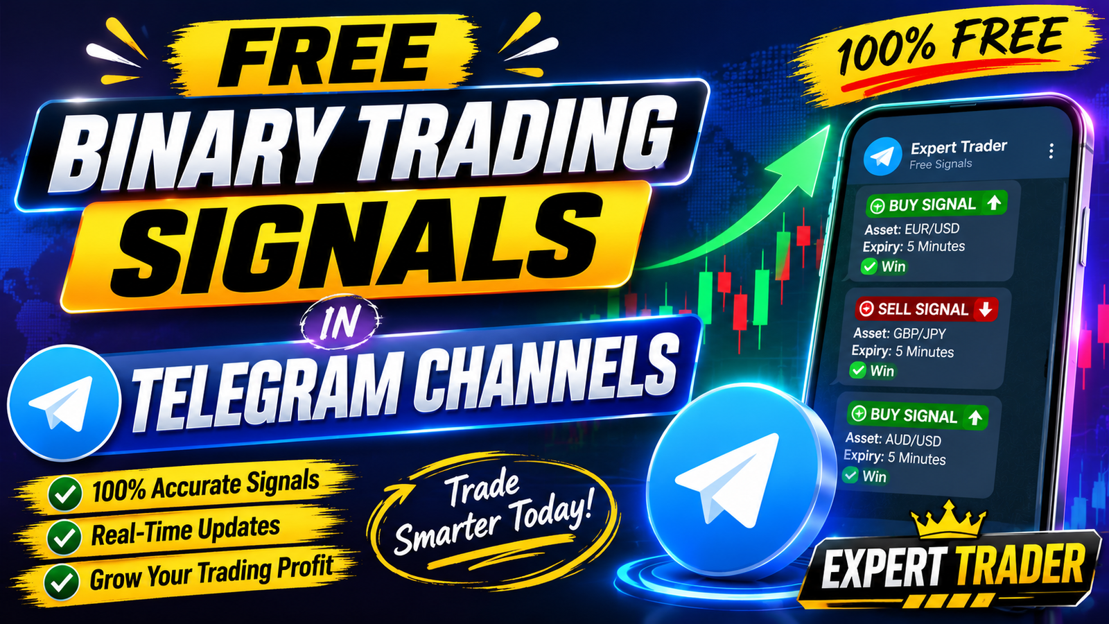 Free Binary Trading Signals in Telegram Channels